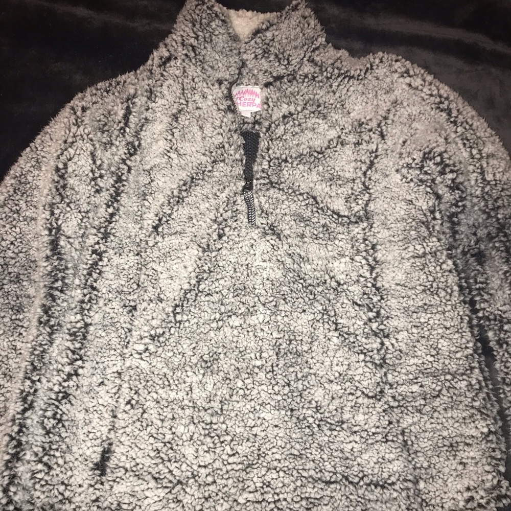 Cozy sherpa pullover